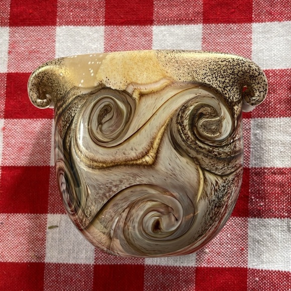 Gozo Glass gold vase - Picture 2 of 2